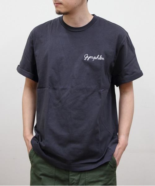GYMPHLEX tシャツ GYMPHLEX/ジムフレックス 刺繍ショート
