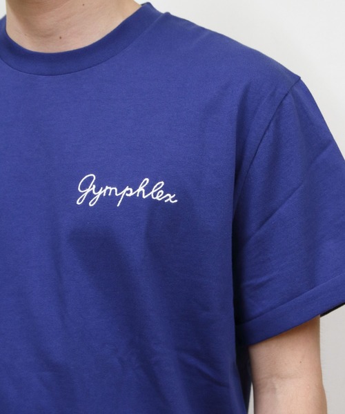 GYMPHLEX（ジムフレックス） tシャツ 刺繍ショートスリーブTEE