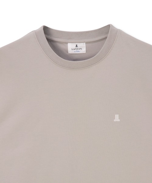 LANVIN en Bleu tシャツ 2層構造 クールマックス ”JL” バック