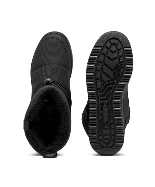 PUMA（プーマ） ショートブーツ 23.0cm ブラック×グレー レディース