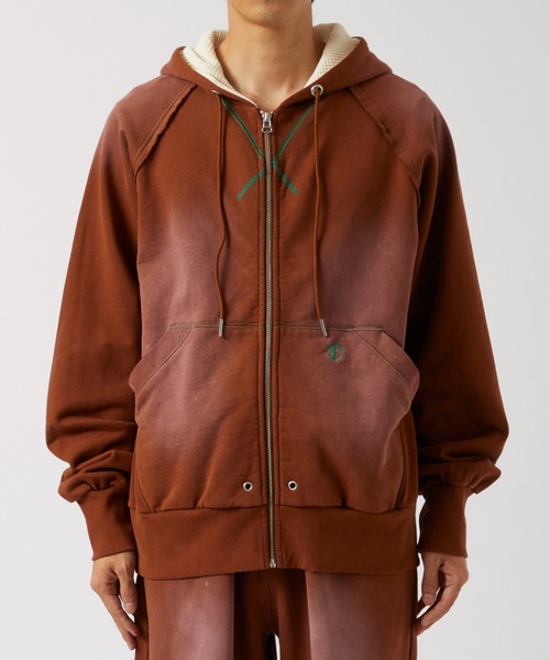 パーカー AGED ZIP UP HOODIE メンズ : ZOZOTOWN Yahoo!店