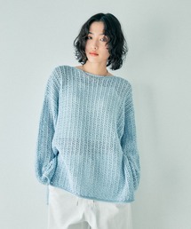 HIAND テープヤーンチュニックニット HIAND テープヤーンチュニックニット