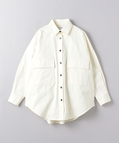 ブラウス シャツ 「SACRA」シャツジャケット レディース