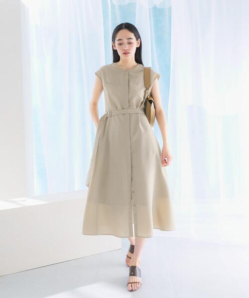 ワンピース 「UR TECH DRYLUXE」ポケットデザインワンピース