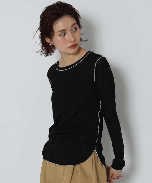 tシャツ シュシュフライスカットソー レディース