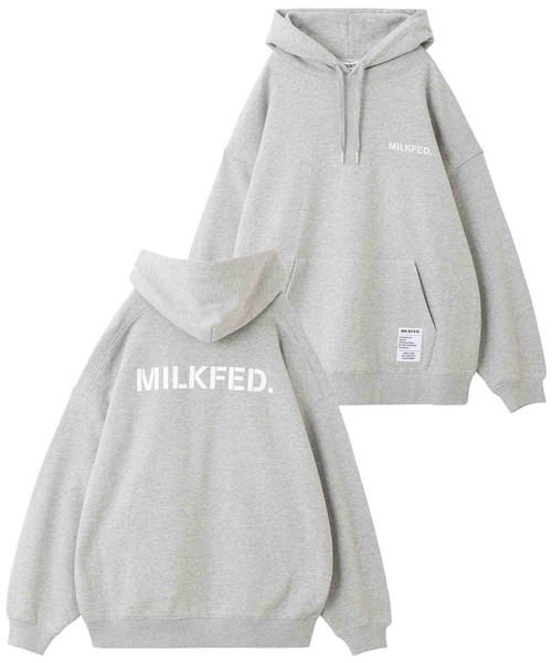 「MILKFED.」 プルオーバーパーカー ONE SIZE アッシュ レディース