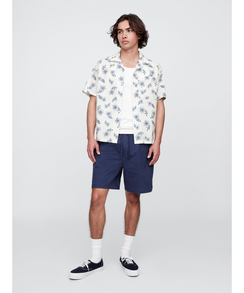【美品】　GAP シアサッカー　シャツ　オープンカラー　ネイビー　開襟　L 半袖 楽天市場】シャツ メンズ 半袖 半袖シャツ オープンカラー