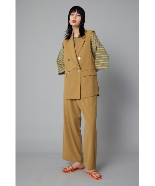 HeRIN.CYE ベスト ジレ Side open gilet サイドオープンジレ