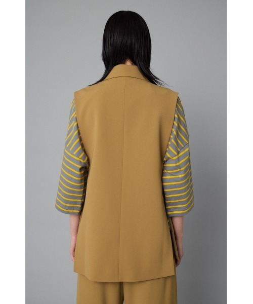 HeRIN.CYE ベスト ジレ Side open gilet サイドオープンジレ