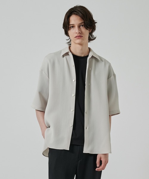 studious　シャツ　ジャケット STUDIOUS シャツ PLEATS SHIRTS メンズ : ZOZOTOWN Yahoo!店