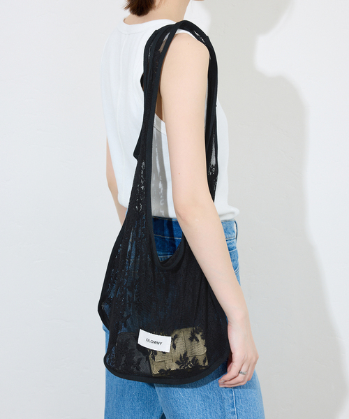 ☆韓国の人気☆【GLOWNY】☆FLORAL LACE BA.G☆関税込☆ GLOWNY ショルダーバッグ バッグ GLOWNY/グロウニー FLORAL LACE