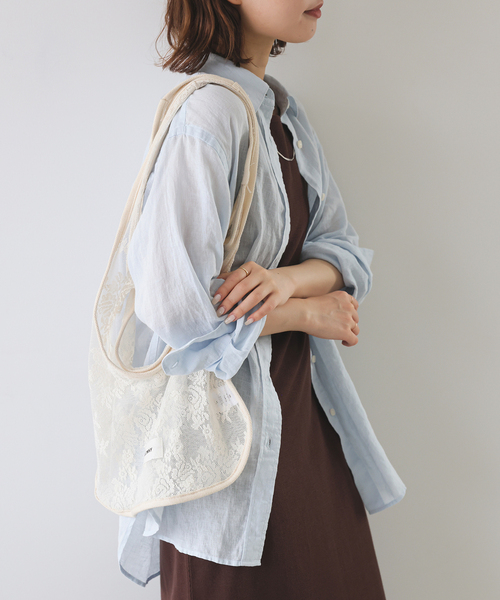 新品 GLOWNY glowny バッグ bag レースバッグ lace bag GLOWNY】24SS FLORAL LACE BAG (GLOWNY/ショルダーバッグ