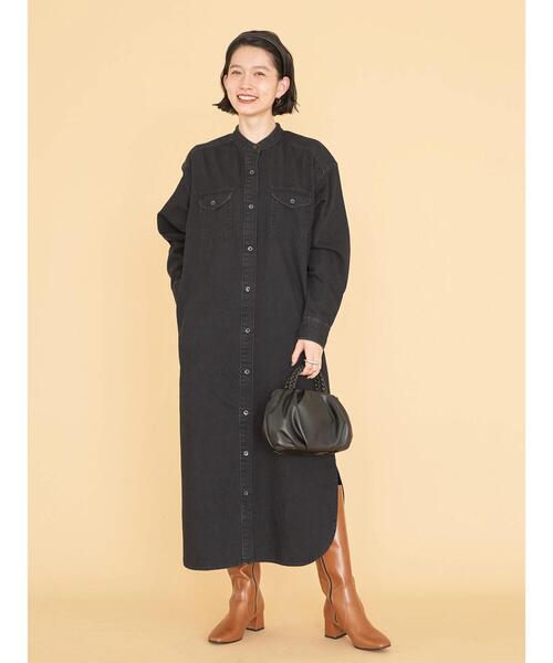 感謝sale❤️5006❤️新品✨AMERICAN HOLIC⑧❤️ゆったりワンピース AMERICAN HOLIC ワンピース 接触冷感スキッパーワンピース