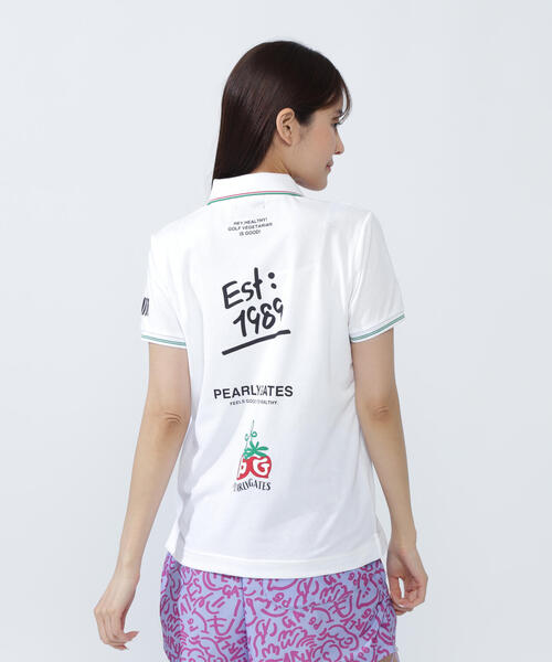 ポロシャツ ポロ 「PEARLY GATES」Peチェックサッカー半袖ポロシャツ レディース_7