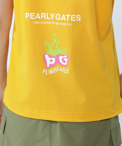 ポロシャツ ポロ 「PEARLY GATES」Peチェックサッカー半袖ポロシャツ レディース_19