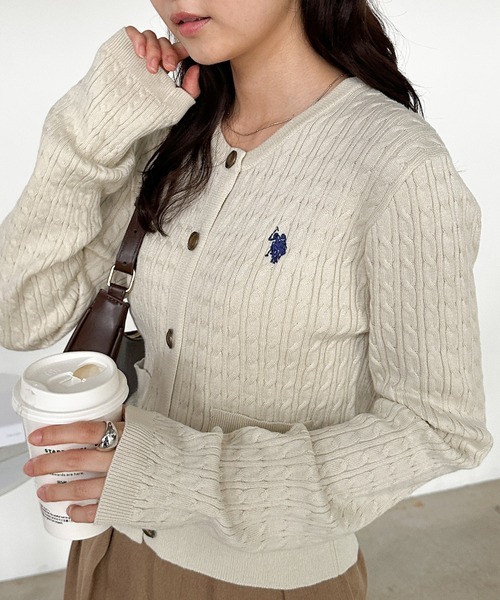 U.S. POLO ASSN.（ユーエスポロアッスン） カーディガン 「新色追加