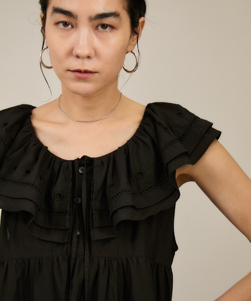 SALON adam et rope' ワンピース 「crinkle crinkle crinkle」別注