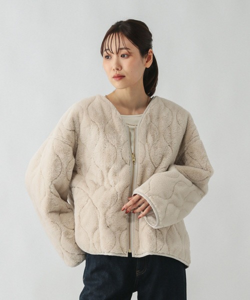 リバーシブルファージャケット ジディー ZIDDY リバーシブルファーブルゾン(130~160cm