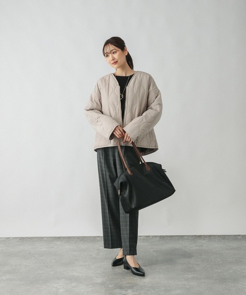 GLOBAL WORK ブルゾン アウター リバーシブルファーキルト