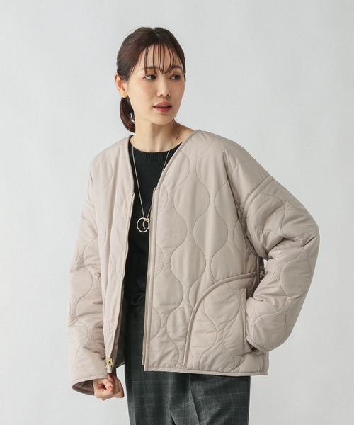 GLOBAL WORK ブルゾン アウター リバーシブルファーキルト