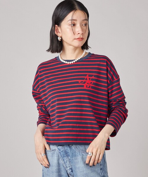 SHIPS（シップス） tシャツ SHIPS NINE CASE:ボーダー 長袖 TEE