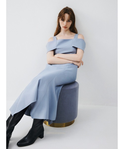 フレイアイディー FRAY I.D（フレイ・アイディー） ドレス オフショルアシメマーメイド