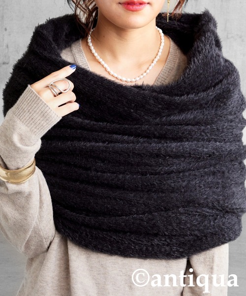 DEVOA デヴォア ネックウォーマー スヌード デヴォア DEVOA Knit Neck Parts （CHESTNUT） -FASCINATE