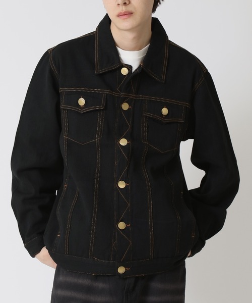 MahoganyLOUNGEDRESSデニムジャケット Maison Margiela（メゾン マルジェラ）カラーレスデニム