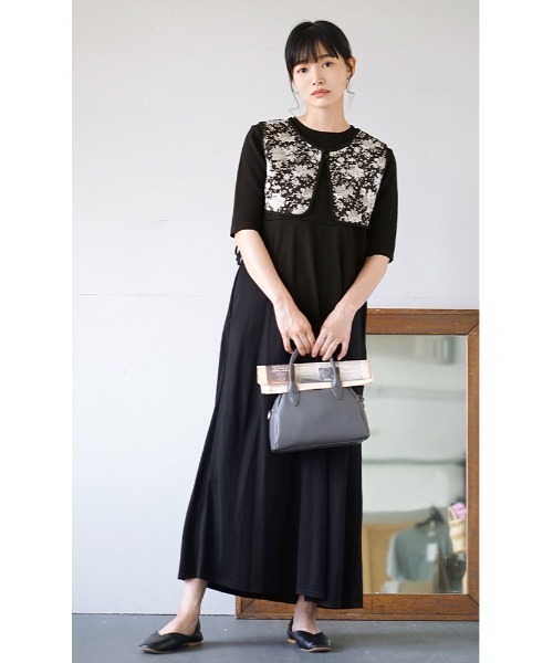 「e-zakkamania stores」 「gleam：」ノースリーブチュニック フリー ブラック レディース_画像5