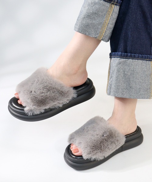 「LibertyDoll」 フラットサンダル S シルバー レディース_画像8