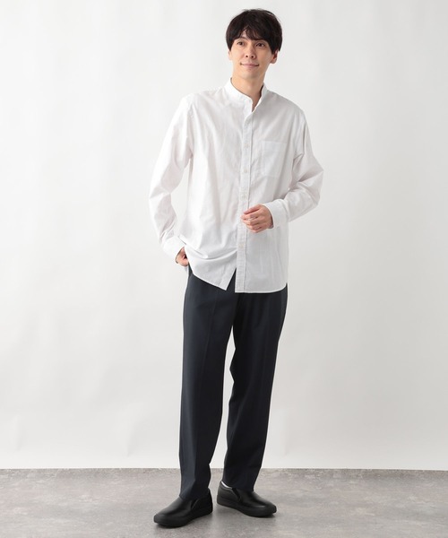 GLOBAL WORK（グローバルワーク） シャツ イージーケアオックス/バンド