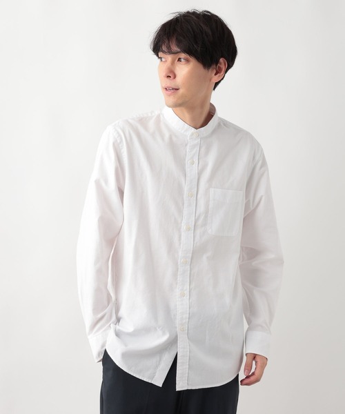 GLOBAL WORK（グローバルワーク） シャツ イージーケアオックス/バンド
