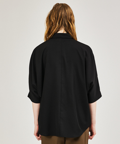 「AH ABAHOUSE」 半袖シャツ フリー ダークグリーン メンズ_画像5