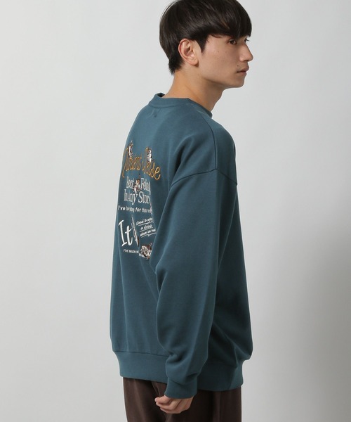 LAKOLE（ラコレ） トレーナー スウェット キャット裏毛プルオーバー