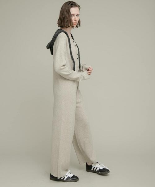 URBAN RESEARCH Sonny Label パンツ ニットオールインワン レディース