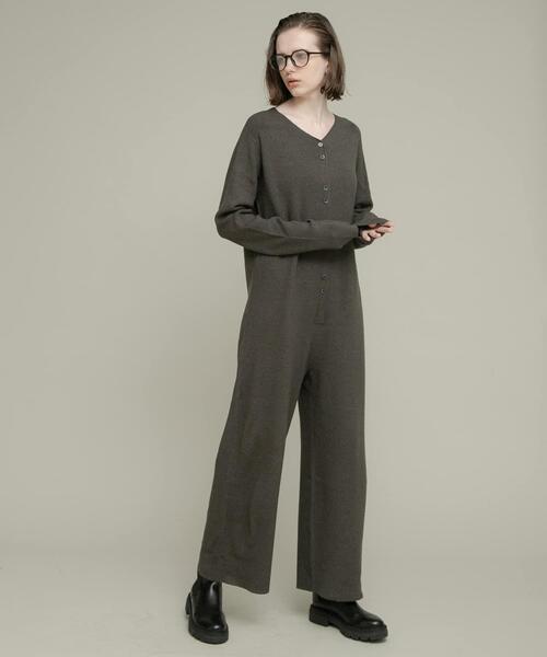 URBAN RESEARCH Sonny Label パンツ ニットオールインワン レディース