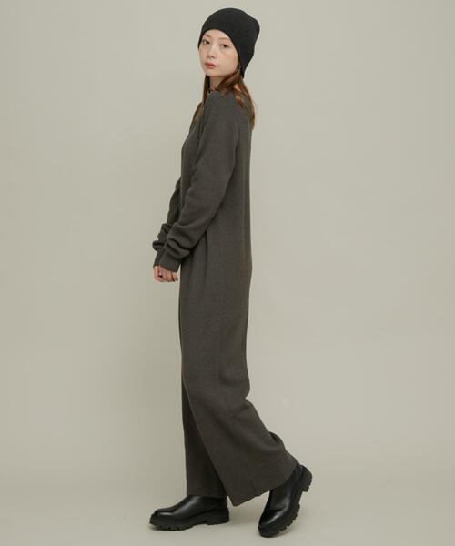 URBAN RESEARCH Sonny Label パンツ ニットオールインワン レディース