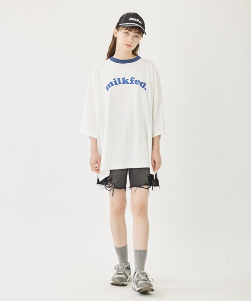 「MILKFED.」 半袖カットソー ONE SIZE オフホワイト レディース_画像5