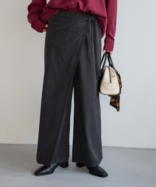 BAYFLOW（ベイフロー） パンツ 「とろみ感のある素材」フィブリル