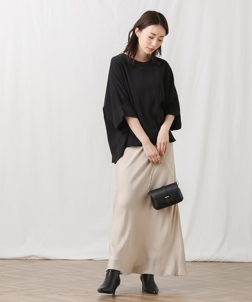 「Gready Brilliant」 「AuieF」7分袖ブラウス 38 キャメル レディース_画像2