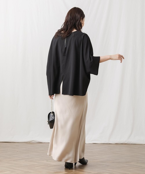 「Gready Brilliant」 「AuieF」7分袖ブラウス 38 キャメル レディース_画像4