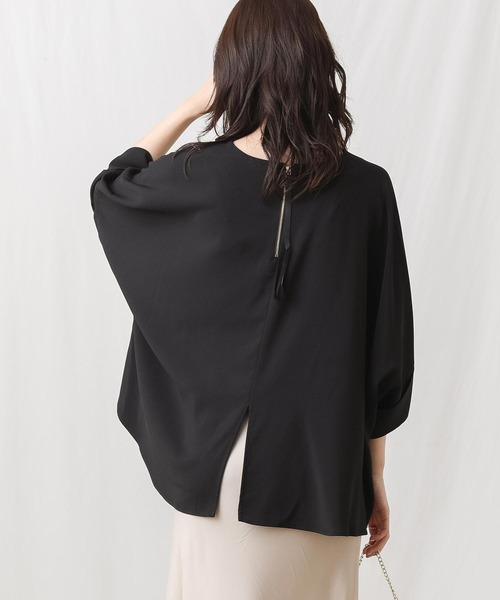 「Gready Brilliant」 「AuieF」7分袖ブラウス 38 キャメル レディース_画像9