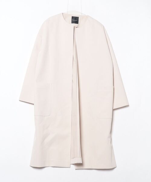 美品❤︎ANAYI ❤︎上品ノーカラーコート ANAYI」 ノーカラーコート 36 ピンク レディース