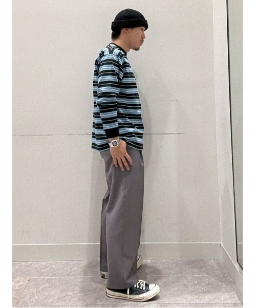 BACK NUMBER tシャツ 「BACK NUMBER」カラーボーダーロングスリーブT