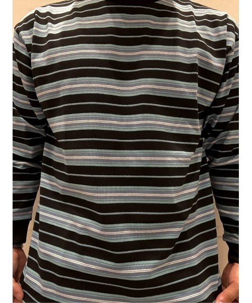 BACK NUMBER tシャツ 「BACK NUMBER」カラーボーダーロングスリーブT