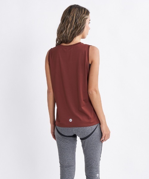「ROXY」 ノースリーブトップス MEDIUM ブラック レディース_画像8