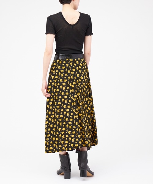 「TOGA PULLA」 フレアスカート 38 オフホワイト レディース_画像8