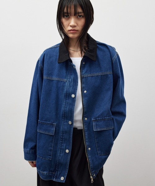 HANNE デニムジャケット gジャン デニムカバーオールジャケット