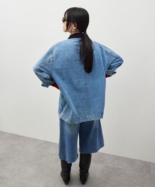 HANNE デニムジャケット gジャン デニムカバーオールジャケット