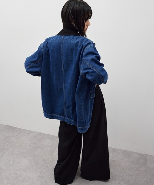 HANNE デニムジャケット gジャン デニムカバーオールジャケット